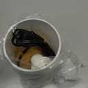 Small Bedside Night Table Lamp for Bedroom, Minimalist Nightstand Lamp with Round Fabric Linen Shade, Study Reading Desk Lamp for Kids Room, Living Room, College Dorm, Home, Office (Standard-Round-set of 1)