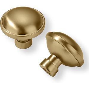 khtumeware 10 Pack Large Cabinet Knobs Champagne Bronze 1-3/4 inch (44 mm) Diameter Heavy Duty Zinc Kitchen Drawer Pulls Door Dresser Drawer Handles for Dresser Drawers