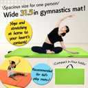 KaRaDaStyle Gymnastics Mat Folding Stretch Mats 71"x31"x2" Exercise Muscle Training Children Play Horizontal Bar Mat Yoga Sports Soundproof Home Use