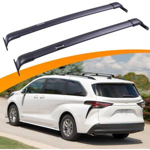 Snailfly 220 Lbs Roof Rack Cross Bars Fit for 2021 2022 2023 2024 2025 2026 Toyota Sienna W/Side Rails Crossbars Cargo Carrier Accessories