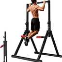 DOBESTS Power Tower Pull Up Bar Free Standing, Adjustable Foldable Pull Up Station, Home Gym Strength Training Equipment 700LBS
