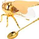 Ciieeo European Classic Style Multi-function Spice Jar Decorative Salt Container with Lid for Storing Sugar Flour Tea and Spices Home Accessory