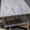 Signature Design by Ashley Shawnalore Rectangular Rustic Cocktail Table, Whitewash