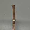 FitTurn Slim Metal Bands for Google Pixel Watch 4 3 41mm/2 1 Band Women Men, Grids Thin Stainless Steel Mesh Loop Snap Clasp Strap Replacement for Pixel Watch 4 3 41mm Fitness & Health Tracker (RoseGold)