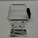 Dish Drying Rack in Sink, Expandable Stainless Steel Dish Drainers for Kitchen Counter, Dish Dryer Rack for Inside Sink, Over The Sink Dish Racks with Utensil Holder, Silver