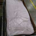 GarveeHome Upholstered Twin Size Bed Frame for Kids with Scallop Headboard, Cute Velvet Twin Bed for Girls, Boys, Sturdy Platform Bed, No Box Spring Needed, Wooden Slats, Noise Free, Pink