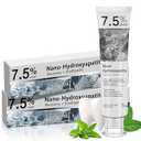 Hydroxyapatite Toothpaste for Advanced Enamel Protection & Tooth Strengthening, FluorideFree FluorideFree Formula with Gentle Mint, Fresh Breath, Reduce Tooth Sensitivity 2pcs, 2028.06.18