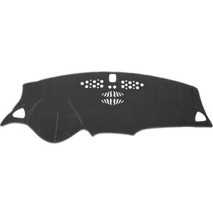 X AUTOHAUX Car Dashboard Cover Gray Polyester Non-Slip Mat Protector Carpet Sun Proof for Chevrolet Malibu 2016 2017 2018