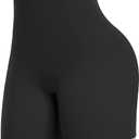 Werena Seamless Shaping Boyshorts Panties for Women Slip Shorts Under Dress Shapewear Shorts Tummy Control Underwear (Black, M)
