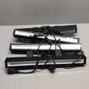 4-Pack LED Black Light Bar, Blacklight Bar with IP65 Waterproof, Glow-in-The-Dark Party Lights for Indoor/Outdoor Stage Lighting, Halloween, and Body Paint