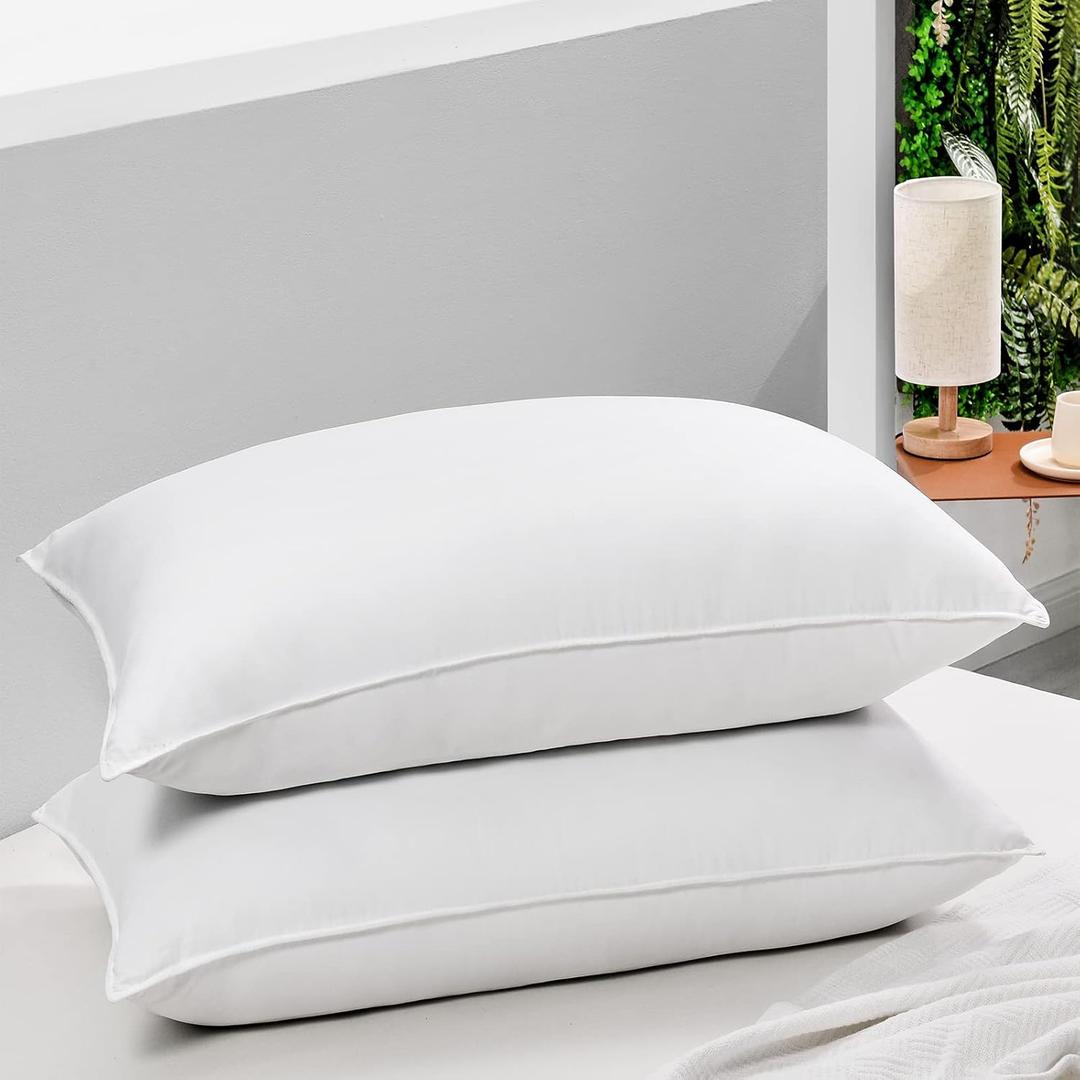 HARBOREST King Size Bed Pillows Set of 2 - Luxury Hotel Collection Down Alternative Pillows for Sleeping, 20 x 36 Inches (Classic)