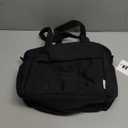 NOL Natural Organic Lifestyle Lunch Bag for Women  Lightweight Puffy Leakproof Cooler Tote with Adjustable Strap, Freezable & Insulated for Work/Outdoor (Black)