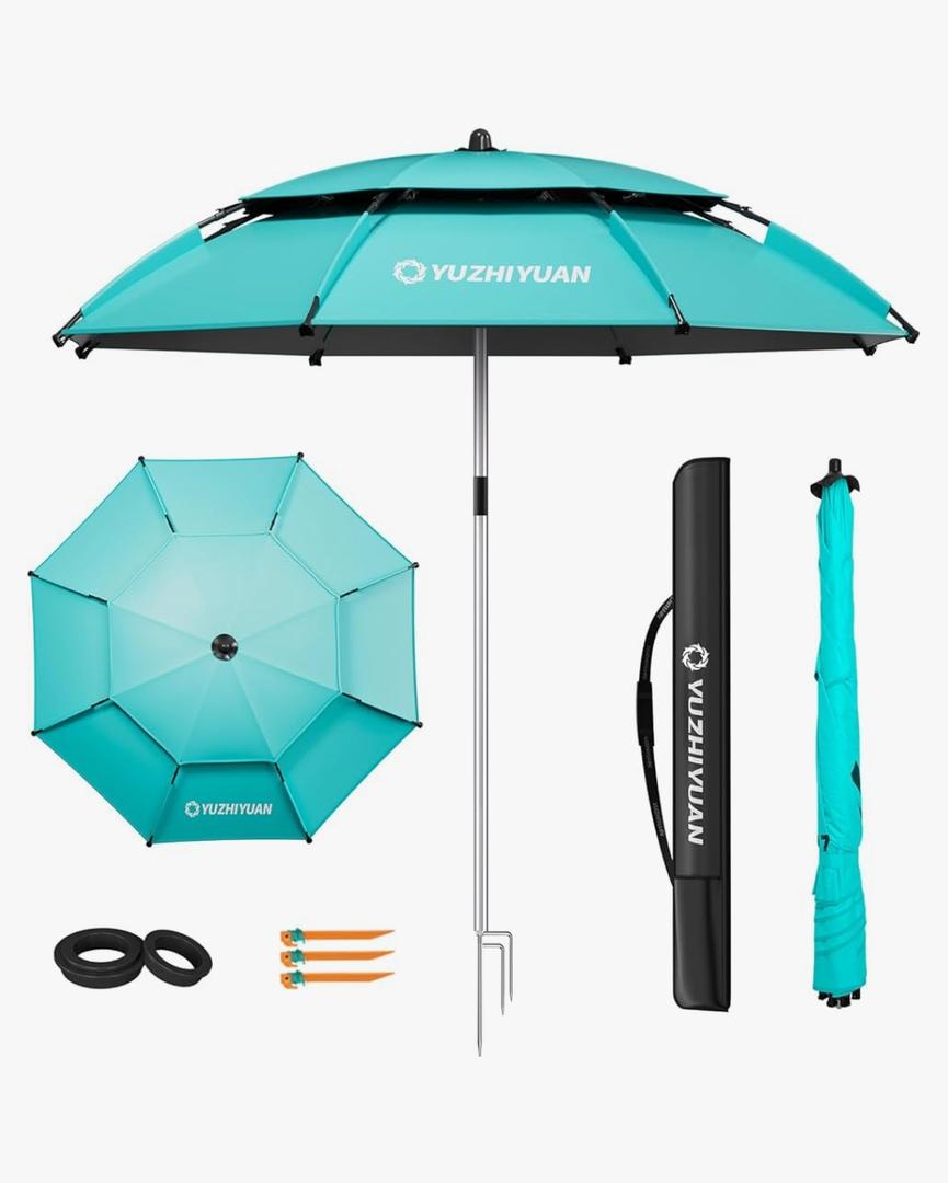Outdoor Umbrellas for Patio 4FT Patio Table Umbrella with Tilt, UPF50+ UV Protection, High Black Coated, with Carry Bag, Great for Beach, Camping, Picnic, Backyard Outdoor Umbrellas for Patio 4FT Patio Table Umbrella with Tilt, UPF50+ UV Protection, High Black Coated, with Carry Bag, Great for Beach, Camping, Picnic, Backyard