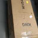 Portable Trade Show Counter Table Pop Up Trade Show Display Speech Stand Black,Pop Up Trade Show Exhibition Reception Desk Trade Show Display Counter (Large)