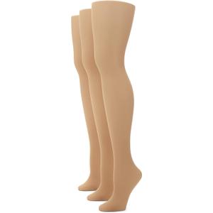 No nonsense Great Shapes All Over Shaping Tights, Slimming Control for Flawless Definition and Confidence (Beige Mist - 3 Pair Pack)