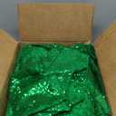 Green Sequin Backdrop Curtain 4 Pieces 2FTx8FT Glitter Photography Backdrop for Party Wedding Birthday Christmas Decorations
