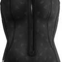 Cressi 2 mm Short Neoprene Wetsuit for Swimming, Snorkeling, Paddleboarding - Ergonomic Cuts, Front-Zip - Termico: Designed in Italy (Black)(L (C: 36"-38", W: 27"-29", H: 5'9"-5'11"))