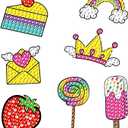 HOUSE OF PARTY Cute Mosaic Diamond Painting Stickers Kits for Adults