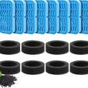 PETCHO 8Pack Cat Water Fountain Filters Compatible with 108oz/3.2L S3SC Cat Water Fountain, Activated Carbon & Resin, Replacement Filter for Cats