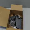 LISEN Cell Phone Stand Phone Holder for Desk Office Decor, Office Desk Accessories Women PC Gaming Essentials iPhone Stand Gadgets Men Gifts for Mom Fit OtterBox Case Switch iPad Air Tablet 4-10 in (BLACK)