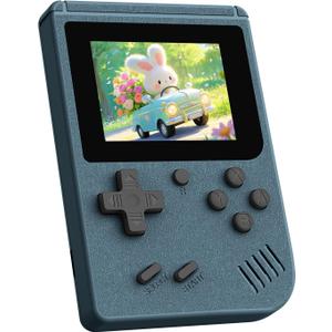 Retro Game Console, Built-in 400 Classic Retro Gaming Console, 1020mAh Rechargeable Battery, 3.0 Inch IPS Screen Retro Handheld Game Console, Portable Arcade Video Gaming Console (Gray)