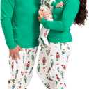 HonestBaby Family Matching Holiday Pajamas 100% Organic Cotton for Men, Women, Kids, Toddlers, Baby Boys, Girls, Unisex, Pets