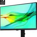 SAMSUNG 24" ViewFinity S6 (S60UD) Series QHD High Resolution Computer Monitor, 100Hz, HDR10, USB-C, Built-In LAN Port, Daisy Chain Support, Easy Setup, Height Adjustable Stand, LS24D606UANXZA, 2024