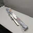 Retractable Baby Gate for Stairs, 55" Wide Mesh Dog Gate Indoor, 34" Tall Child Gate for Doorways, Hallways, Deck, Indoor Outdoor Pet Baby Safety Essentials for Home, Grey (Gray)