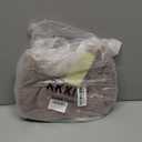 KKXIU Shoulder Bag Crescent Handbag Ruched Purse Underarm Bag Mini Hobo for Women,Detachable Gold Chain Crossbody Bag (Brown)