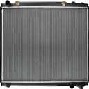 KAX Radiator, CU2376 OE Style Bolt-On Aluminum Core Radiator Replacement Sequoia 2001-2007, Tundra 2004-2006, 27-5/16W, 23-1/2H, 1-1/2Inlet, 1-1/2 Outlet