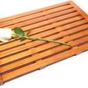 Teak Bath Mat, Teak Shower Mat, Non Slip Solid Wood Spa Mat