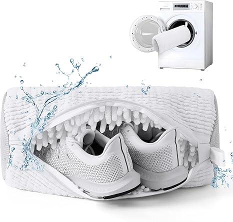 Shoe Washing Machine Bag,Shoe Laundry Bags for Sneakers, Reusable Shoe Cleaning Bag for All Shoe Sizes