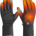 JS LifeStyle Heated Gloves for Men Women HG02,7.4V 3000mAh Rechargeable Battery Soft with Touch Screen and Light-Off Design for Winter Driving Cycling Motorcycle, Size Large