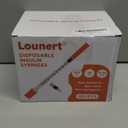 120 PACK U-100 Syringes, 30G 5/16" (8mm) 1ml/cc Disposable Syringe, Individual Wrapped, Lab Supplies