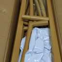 6.6ft Round Backdrop Stand, Stable Balloon Arch Stand, Metal Wedding Arch Backdrop Stand Circle Backdrop Stand Frame for Wedding, Birthday Party, Baby Shower Decoration (Gold)