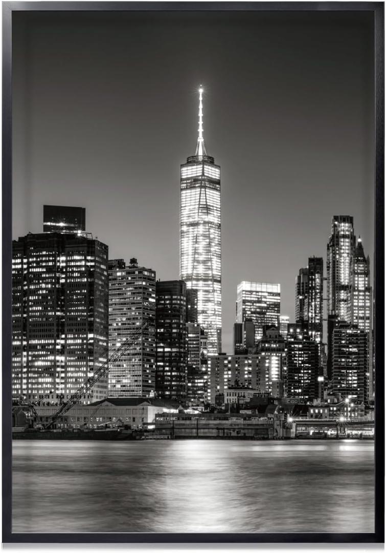 Annecy 14x20 Picture Frame Black1 Pack, 14x20 Picture Frame for Wall Decoration, Classic Black Minimalist Style Suitable for Decorating Houses, Offices, Hotels