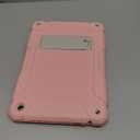MENZO Case for 10-inch Tablet (Fit 13th Generation Only), Layer Duty Shockproof Rugged Case with Kickstand, Pink+Beige