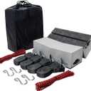 Universal Kayak Carrier Kit Kayak Foam Blocks for Roof Soft Standard Replacement Car Top Roof Racks Pads with Tie-Downs, 12 inch