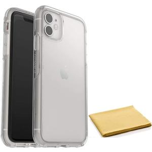 OtterBox Symmetry Series Clear Case for iPhone 11 & iPhone XR (Only) - with Cleaning Cloth - Non-Retail Packaging - Clear
