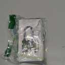 FIGODE Outdoor Waterproof Padlock, Large Heavy Duty Sturdy Covered Laminated Steel Keyed Lock, 2.2 in. Wide, Long Padlock