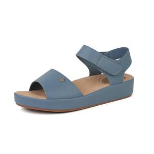 ORTOREX Women Massage Sandals Comfortable Walking Sandals with Adjustable Straps (5,Navy)