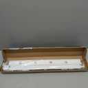 LazBlinds No Tools No Drill 1" Vinyl Mini Blinds, Cordless Blinds for Windows, Light Filtering Horizontal Window Blinds & Shades, 25" W x 64" H, White