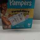 Pampers Swaddlers Diapers, Size 0 (up to 10 lbs), 140 Count, Fragrance Free, Hypoallergenic, Absorbent, Pediatrician Recommended, Skin Safe
