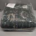 Dark Green Floral Area Rug 5x7,Washable Boho Rugs for Bedroom Living Room,Super Soft Dining Room Carpet Upgraded Anti-Slip Backing Rug for Farmhouse Kids Playroom,Dark Green and Cream