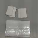 Pack of 2 Clear Plastic Wallet Inserts, Vinyl Sleeves Made for Credit Cards, Driver License, Pictures, Student IDs and Trimmed Photos (Hipster)