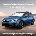 EcoNour Windshield Sunshade Compatible for Subaru Crosstrek 2018-2023 2024 2025 2026, Sun Visor for Front Windshield & Window Sun Shade Cover, UV Heat Blocker & Protector, Car Accessories