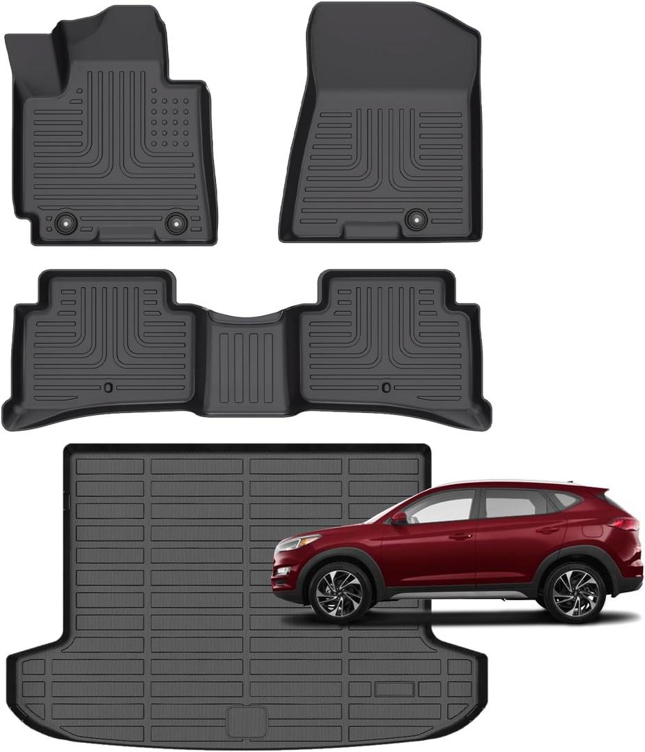 for Hyundai Tucson Floor Mats 2021 2020 2019 2018 2017 2016,Car Mats for Hyundai Tucson All Weather Floor Mats Cargo Floor Liner Accessories 2016-2021 for Hyundai Tucson Floor Mats 2021 2020 2019 2018 2017 2016,Car Mats for Hyundai Tucson All Weather Floor Mats Cargo Floor Liner Accessories 2016-2021
