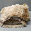 Smoofy Faux Fur Throw Blanket for Couch - Tie-dye Camel Soft Cozy Bubble Blanket, Beige Fluffy Plush Fuzzy Throw for Sofa & Bed, Thick Lightweight Warm Blanket, Luxury Aesthetic Gift for Women 50x60