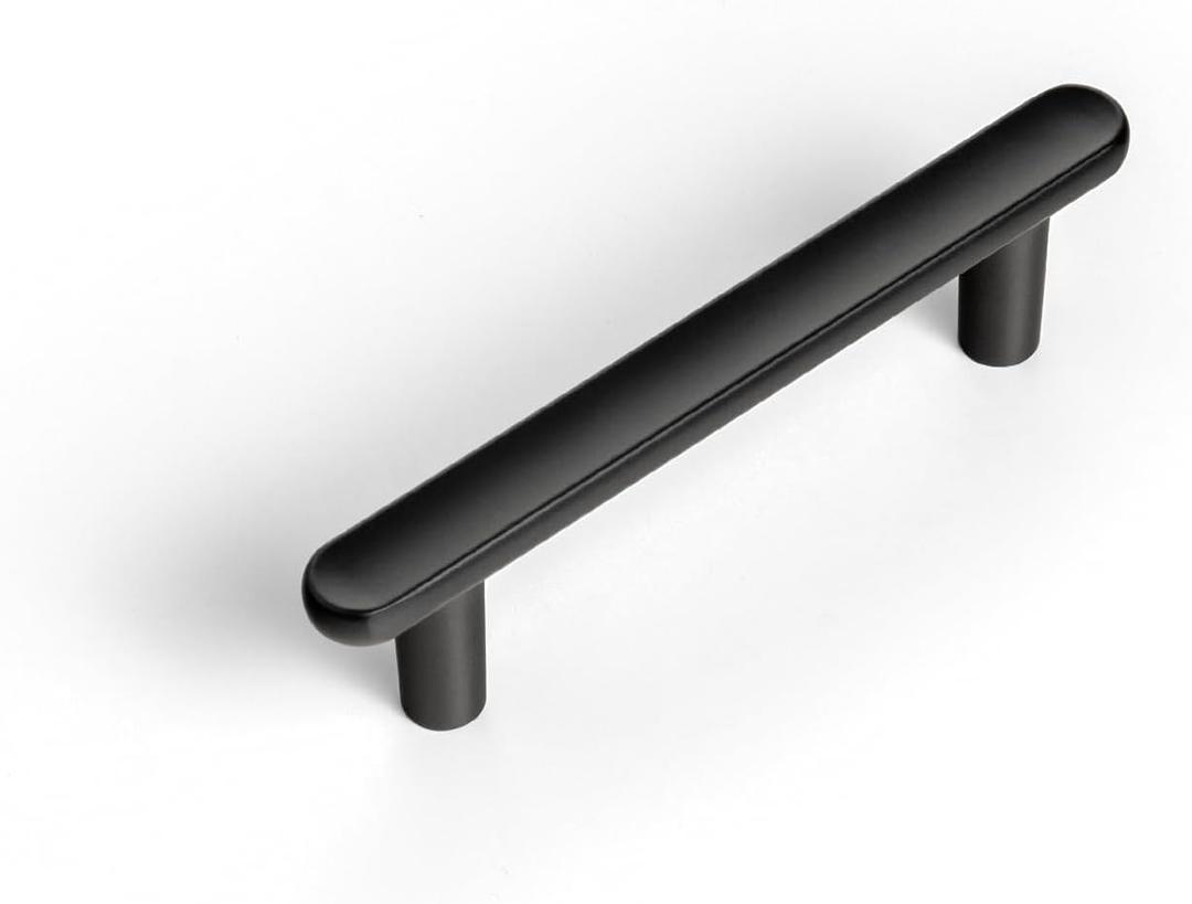 Goo-Ki 6 Pack 3" Classic Curvature Matte Black Cabinet Handles - Timeless Appeal Meets Modern Functionality for Kitchen Drawer Improvement