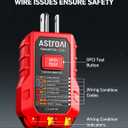 AstroAI Circuit Breaker Finder with GFCI Outlet Tester, Electrical Tester Tool for Home/Workshop Circuit Tracing, Quickly Locates Breakers with Indicators
